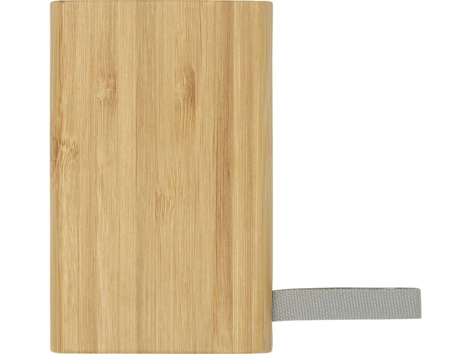 Batterie de secours Tulda de 5 000 mAh en bambou 5