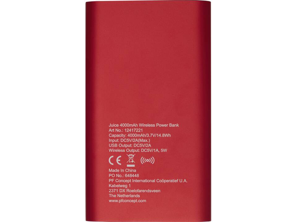 Batterie de secours sans fil Juice de 4 000 mAh 5