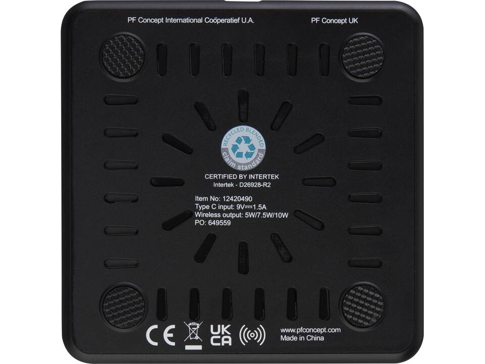 Tapis de charge à induction Loop de 10 W en plastique recyclé 4