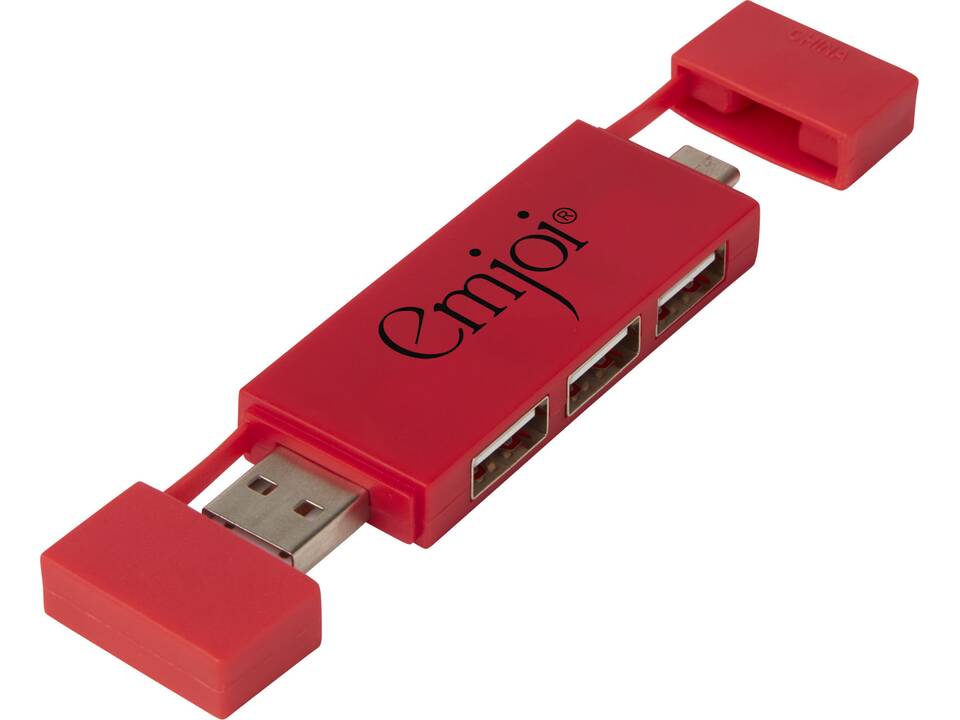 Hub double USB 2.0 Mulan 7