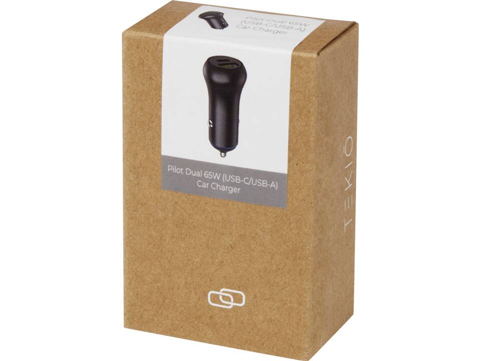 Chargeur de voiture Pilot double USB-C/USB-A de 55 W 4