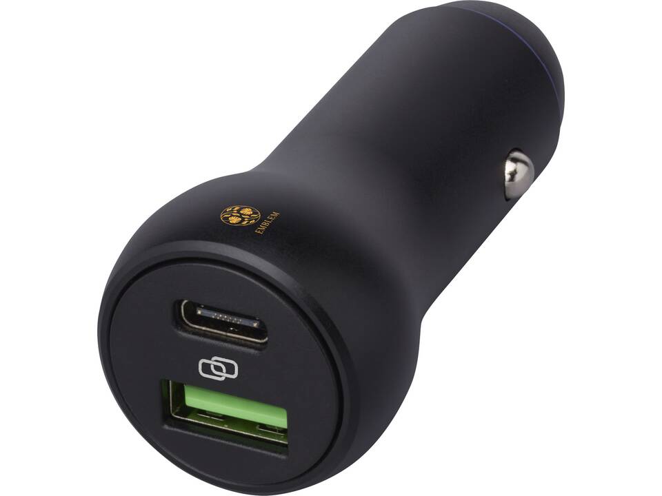 Chargeur de voiture Pilot double USB-C/USB-A de 55 W 2