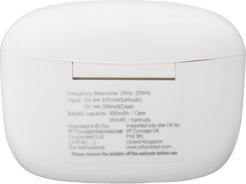 Écouteurs Essos 2.0 à appariement automatique True Wireless avec boîtier 4