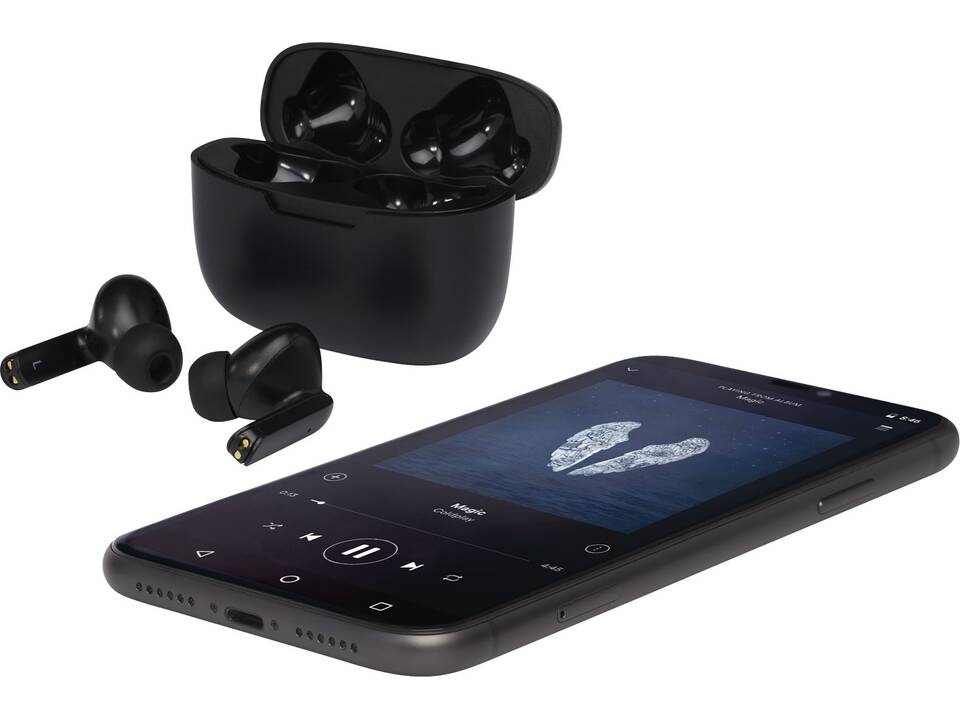 Écouteurs Essos 2.0 à appariement automatique True Wireless avec boîtier 15