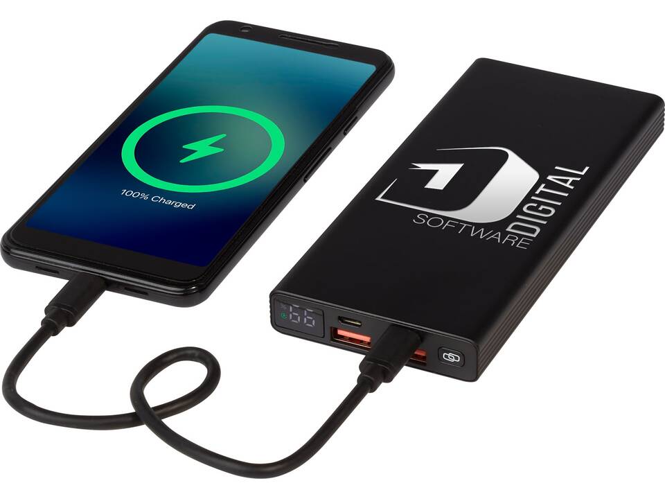 Batterie de secours Hybrid de 10 000 mAh et 22,5 W en aluminium PD 1