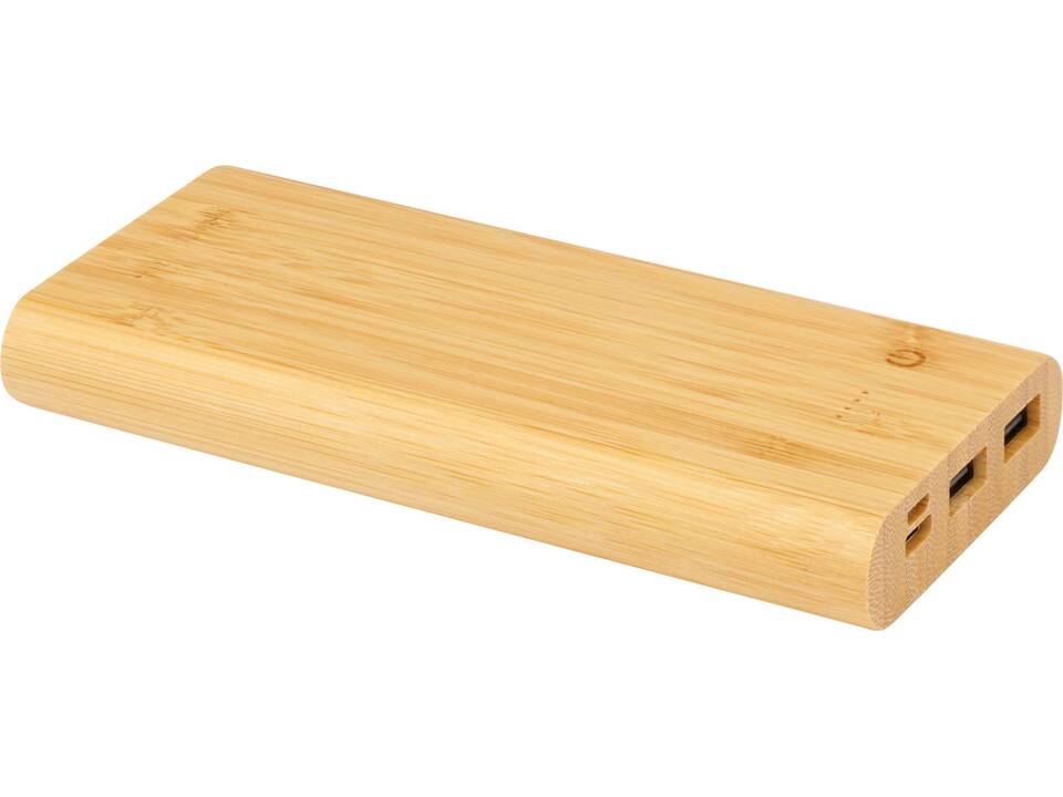 Batterie de secours Tulda de 10,000 mAh en bambou 4