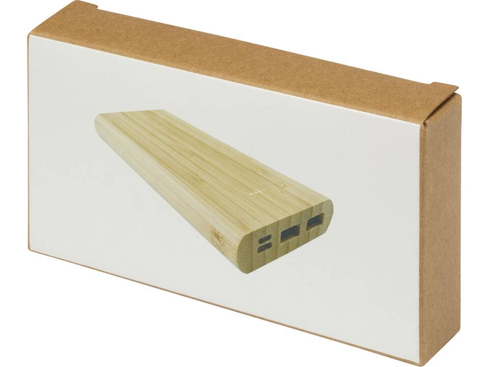 Batterie de secours Tulda de 10,000 mAh en bambou 1