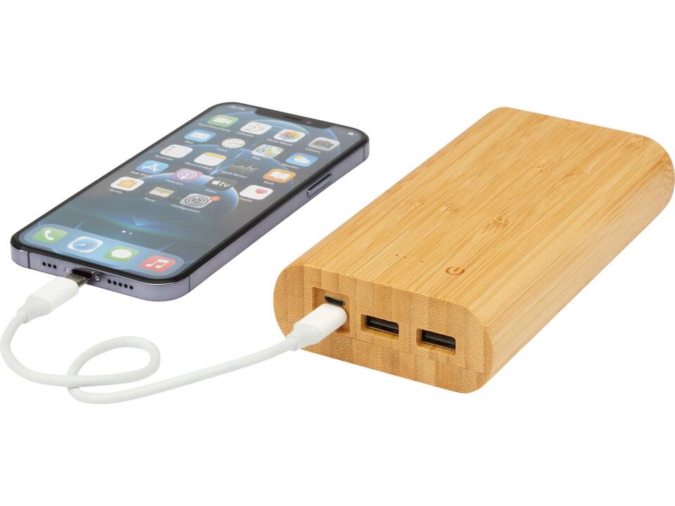 Batterie de secours Tulda de 20,000 mAh en bambou 6