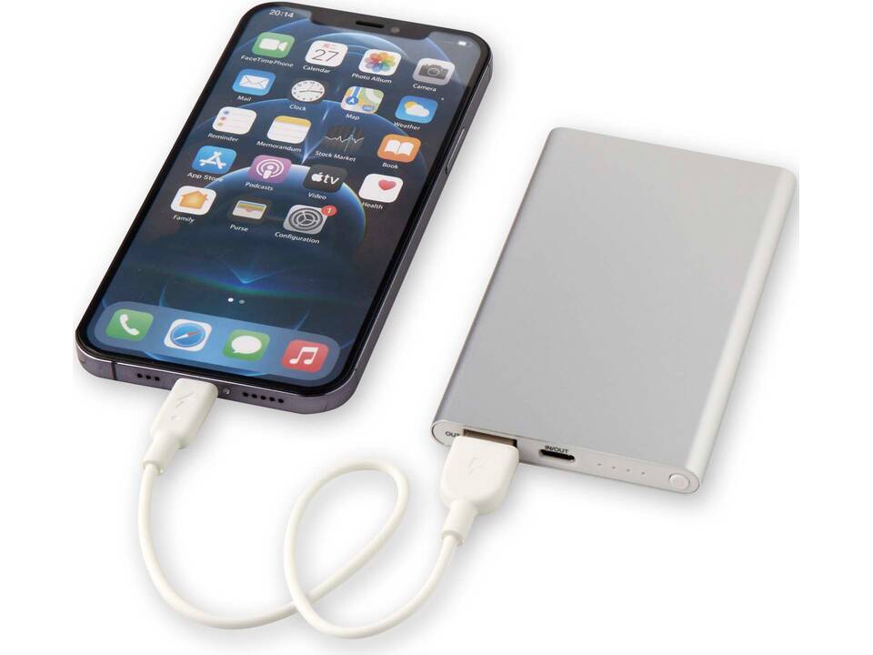 Batterie de secours en aluminium Pep de type-C de 4 000 mAh 19