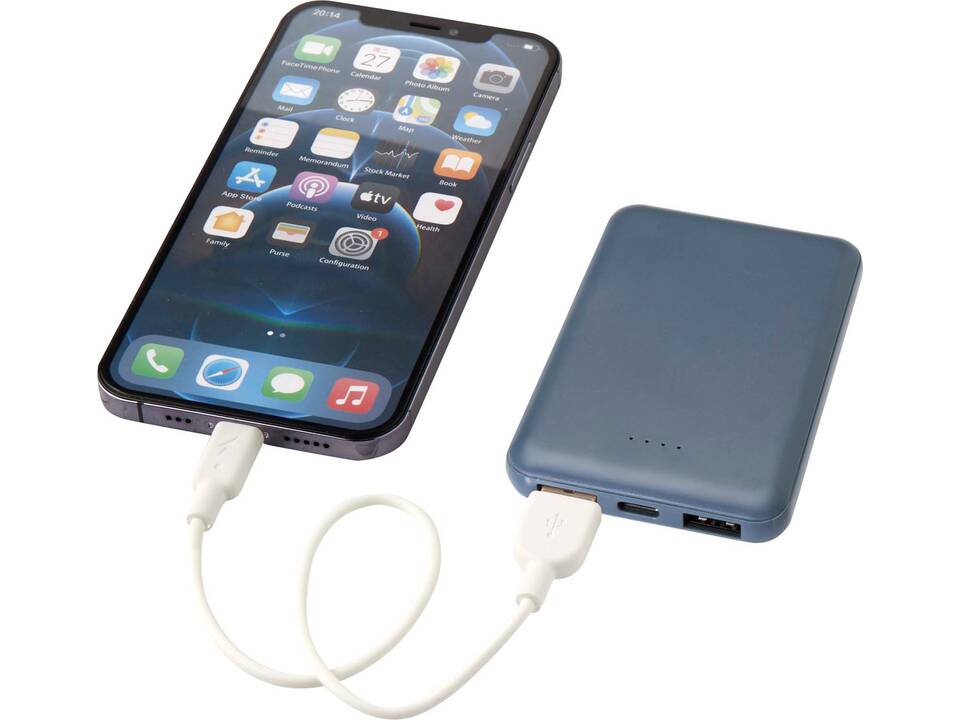 Batterie de secours en plastique recyclé Asama type-C de 5 000 mAh 2