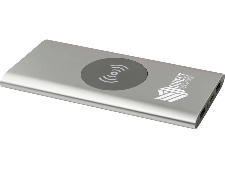 Batterie de secours sans fil en aluminium recyclé Juice type-C de 8 000 mAh 16