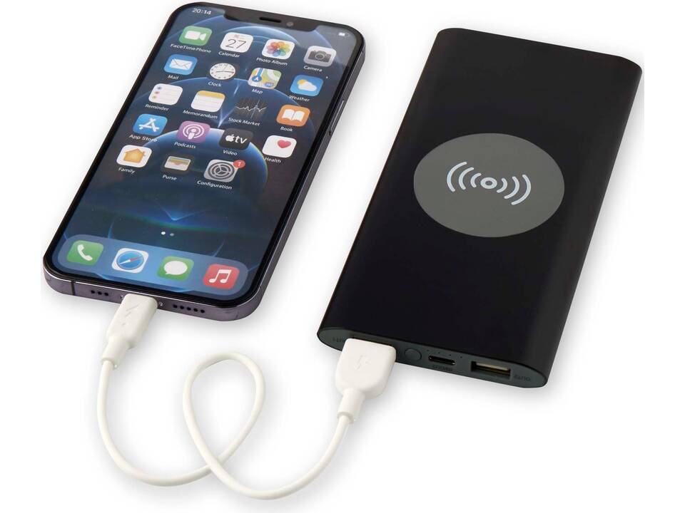 Batterie de secours sans fil en aluminium recyclé Juice type-C de 8 000 mAh 28