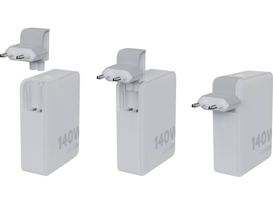 Chargeur de voyage Xtorm XVC2140 GaN Ultra de 140 W avec câble USB-C PD de 240 W 7