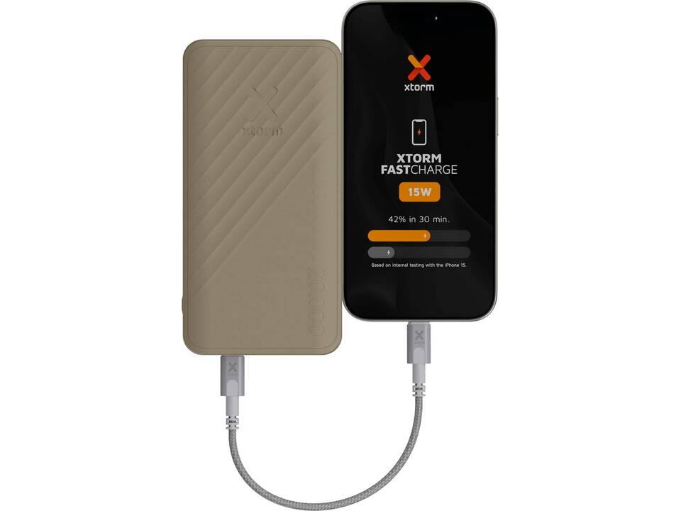 Batterie de secours à charge rapide Xtorm XG220 Go2 de 15 W et 20 000 mAh 5