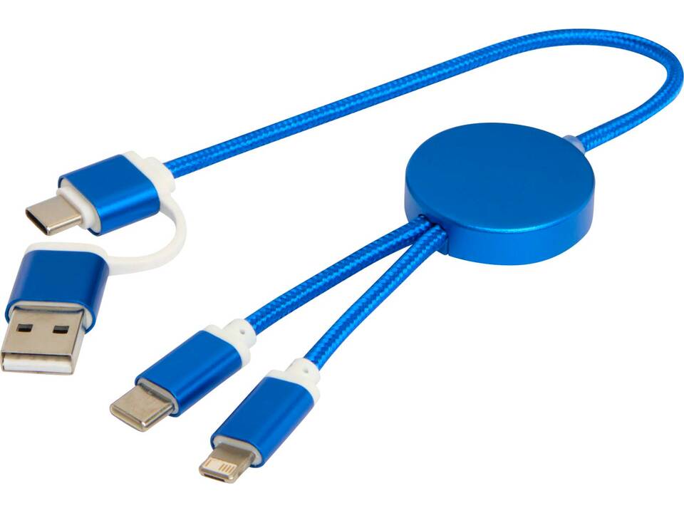 Câble 5 en 1 Alasia en aluminium et plastique recyclés de 30 cm pour la synchronisation des données et la charge rapide de 27 W 13