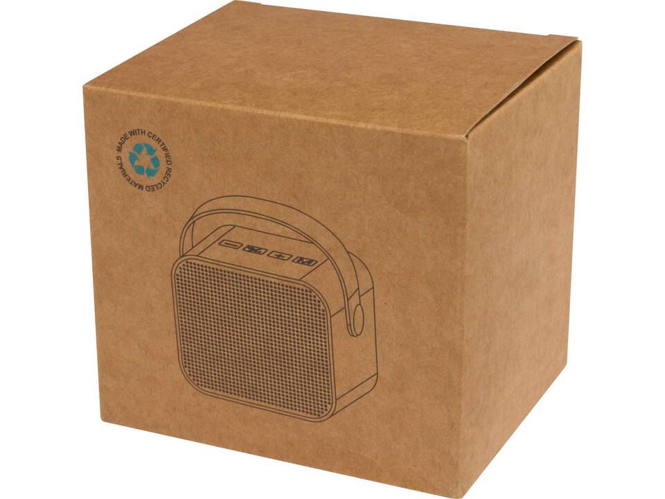 Haut-parleur sans fil Diya de 3 W en plastique recyclé 3