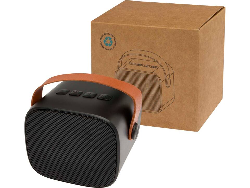 Haut-parleur sans fil Diya de 3 W en plastique recyclé 8