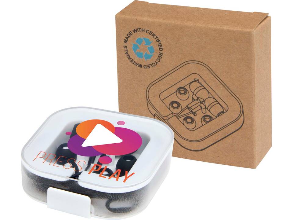 Casque filaire type C Baekdu avec boîte de rangement en plastique recyclé 9