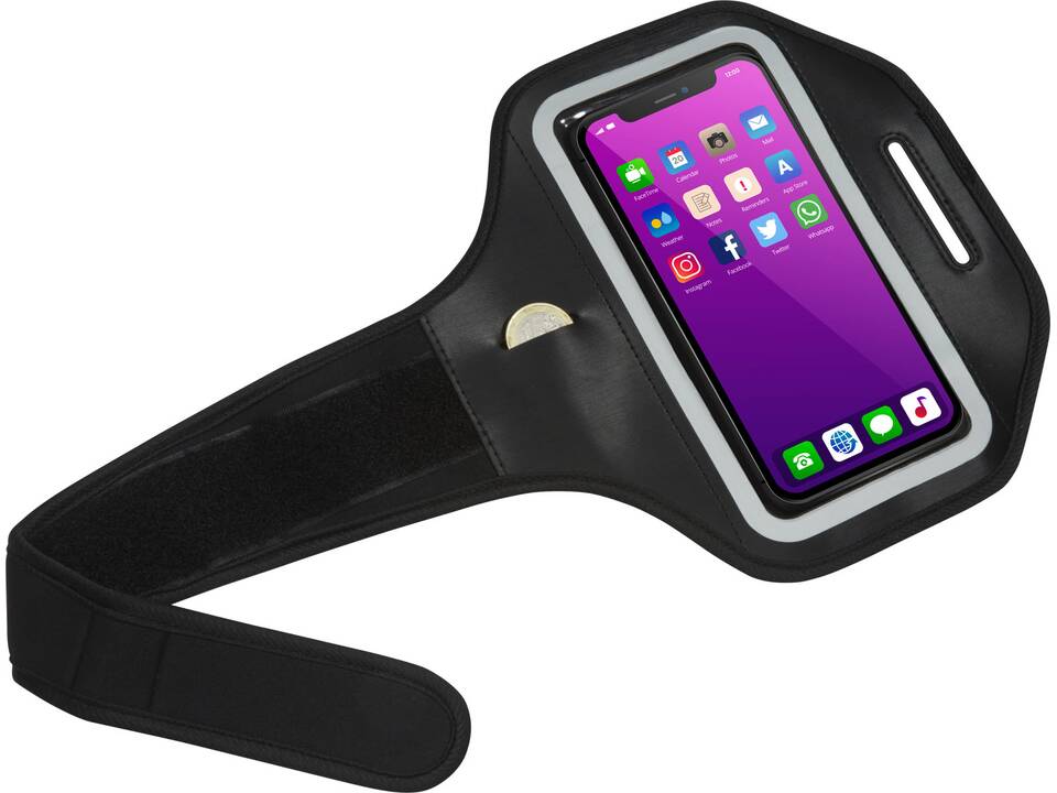 Bracelet réfléchissant pour smartphone avec étui transparent Haile 4