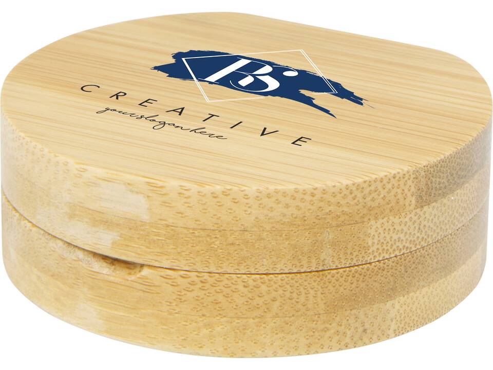 Miroir de poche Afrodit en bambou 1