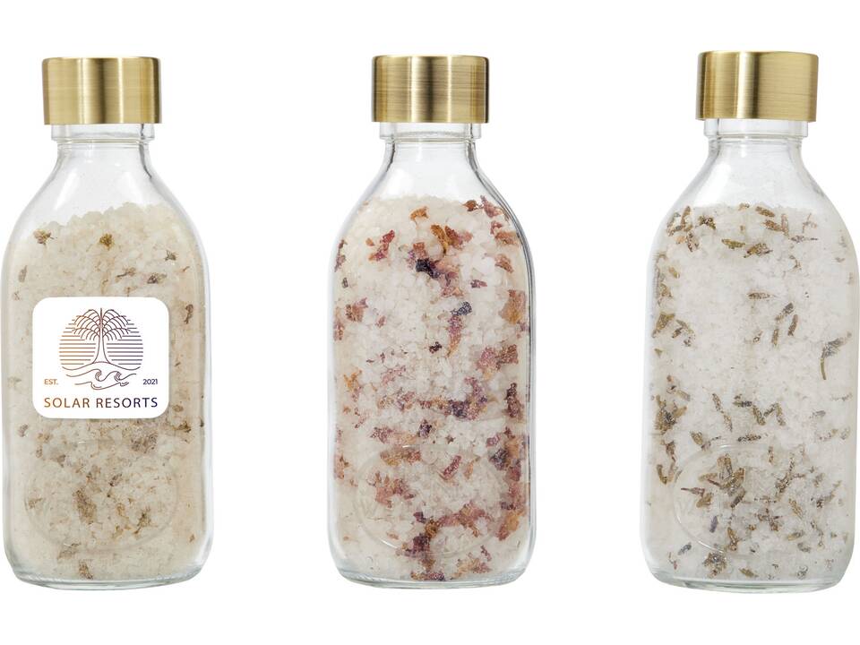 Coffret cadeau avec sel de bain WELLmark Just Relax avec 3 pièces de 200 ml 1
