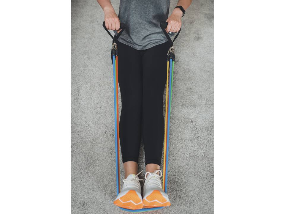 Ensemble de résistance fitness 5 pièces Arnold dans une pochette en PET recyclé 5