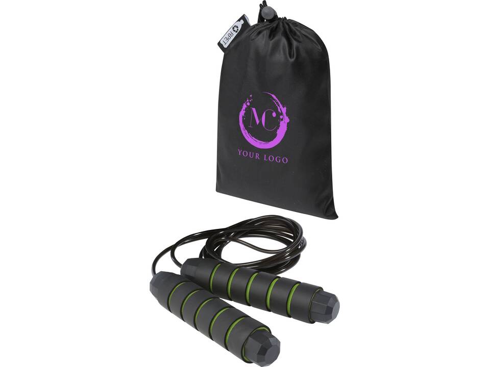 Corde à sauter Austin souple dans une pochette en PET recyclé 9