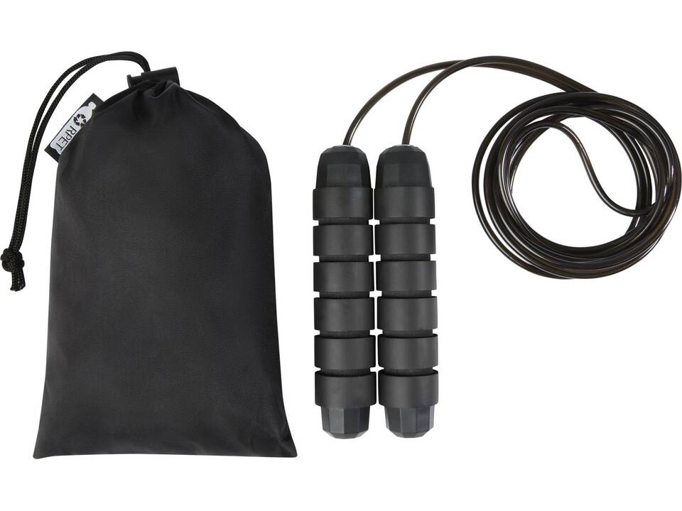 Corde à sauter Austin souple dans une pochette en PET recyclé 17