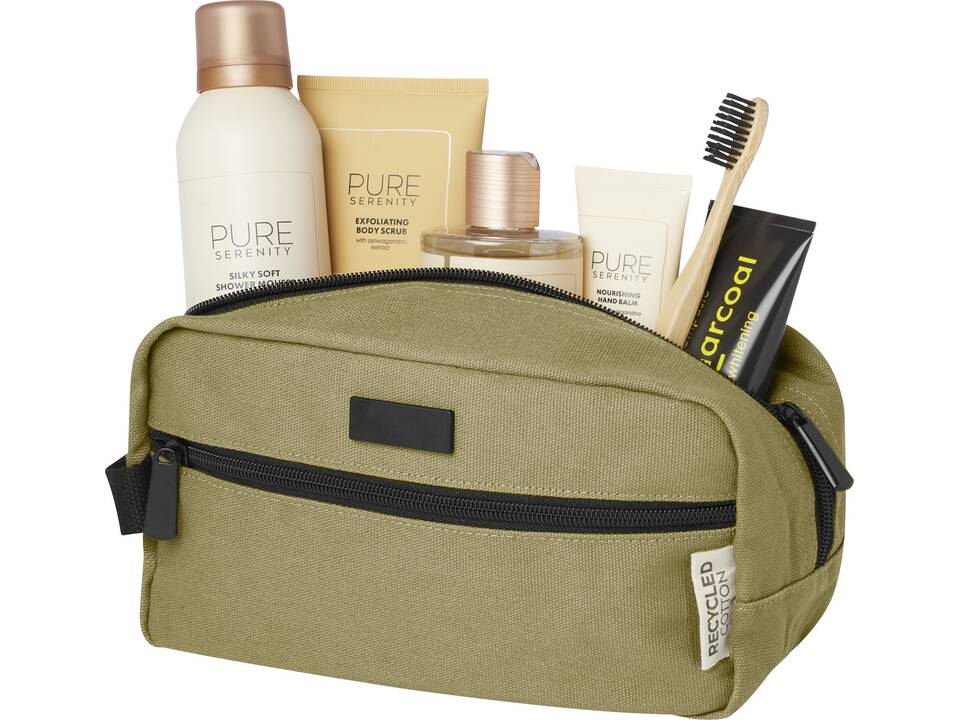Trousse de toilette Joey de 3,5 L en toile recyclée certifiée GRS 9