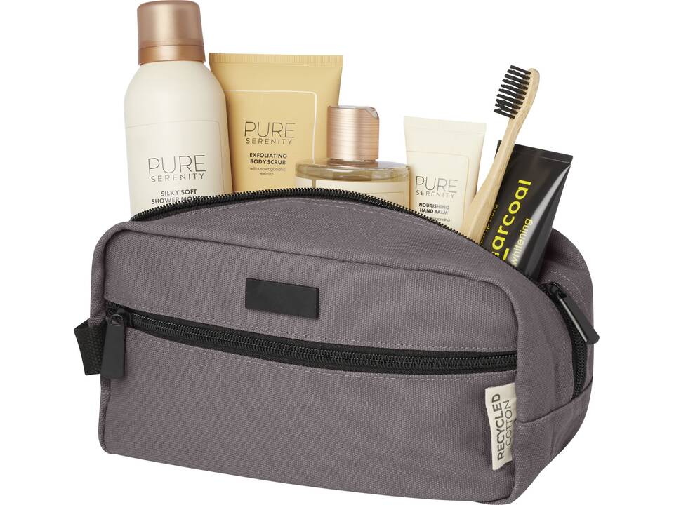 Trousse de toilette Joey de 3,5 L en toile recyclée certifiée GRS 14