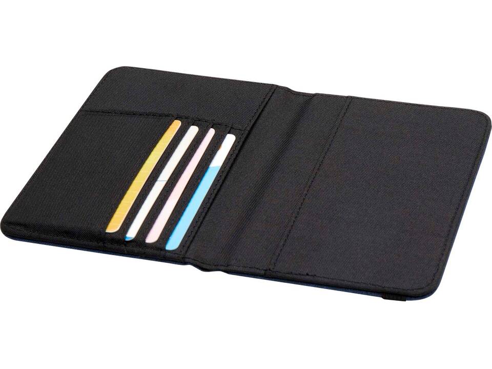 Porte-passeport RFID Ross en rPET certifié GRS 4
