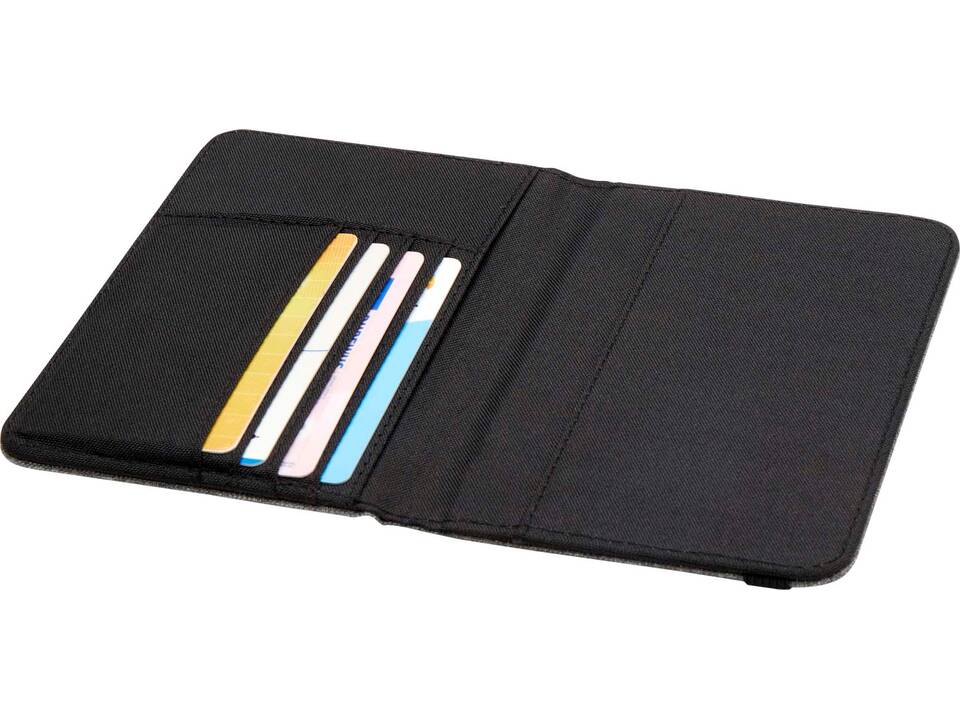 Porte-passeport RFID Ross en rPET certifié GRS 10