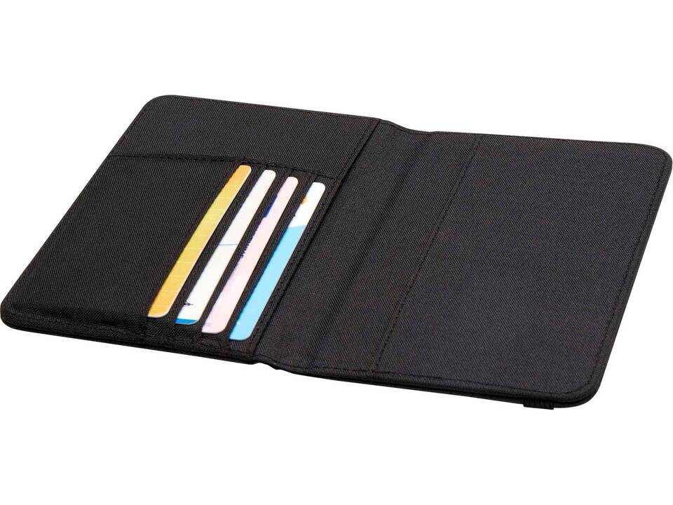 Porte-passeport RFID Ross en rPET certifié GRS 16
