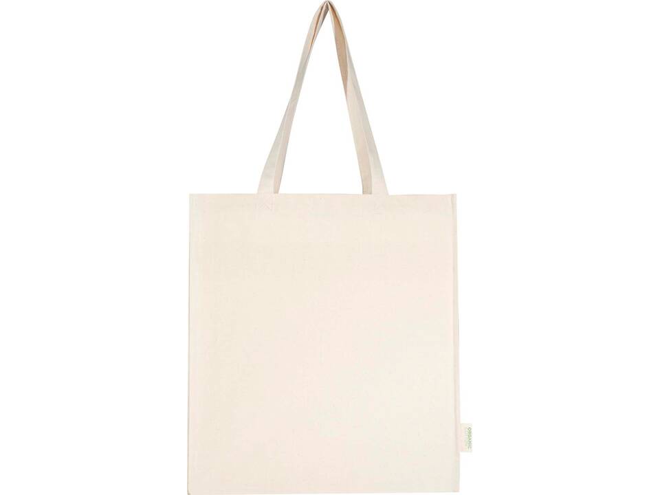 Sac shopping à soufflets Orissa GOTS 180 g/m² de 14 L 2