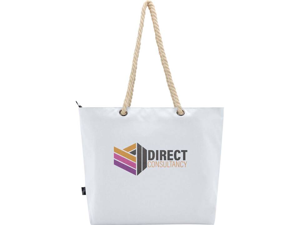Sac shopping Panama recyclé GRS isotherme de plage avec poignées en cordelette 2