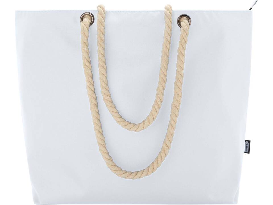 Sac shopping Panama recyclé GRS isotherme de plage avec poignées en cordelette 3