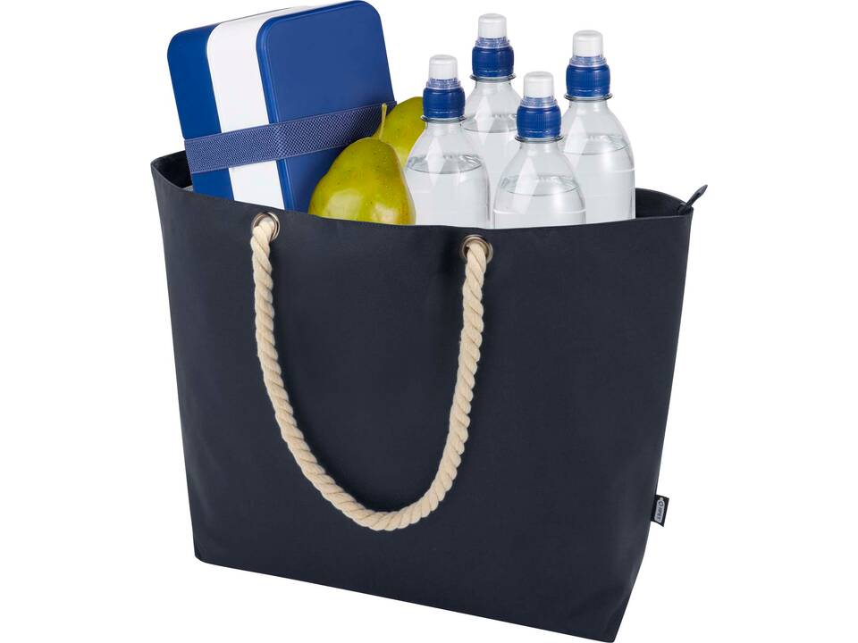 Sac shopping Panama recyclé GRS isotherme de plage avec poignées en cordelette 20