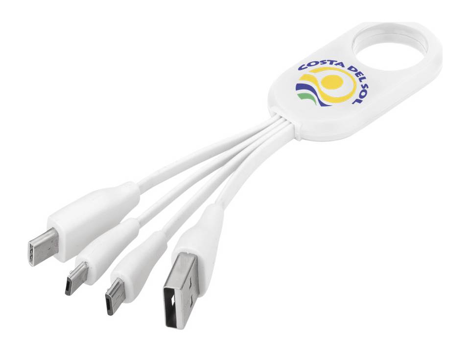 Câble USB multi ports type C 4