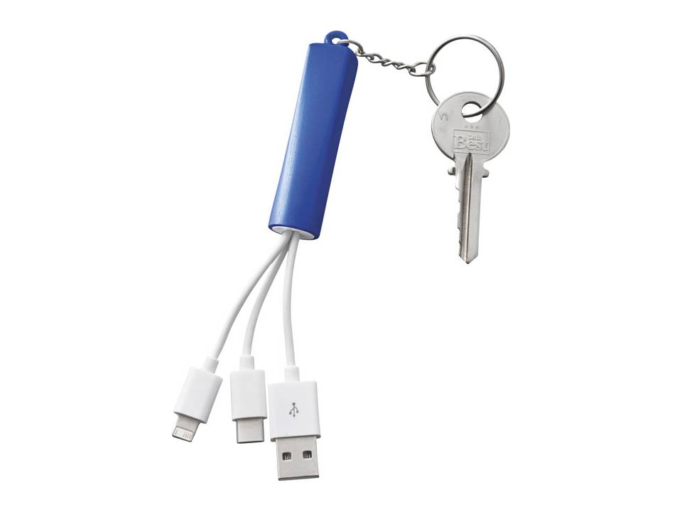 Câble de chargement 3 en 1 Route avec porte-clés 11
