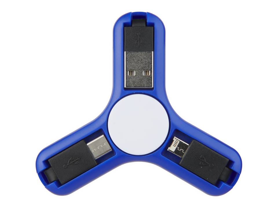 Toupie anti-stress avec câbles de chargement 12