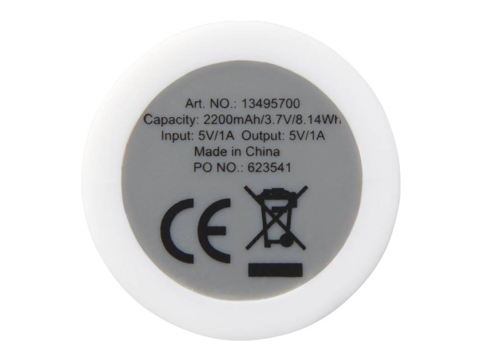 Batterie de secours revêtue de caoutchouc - 2200 mAh 24