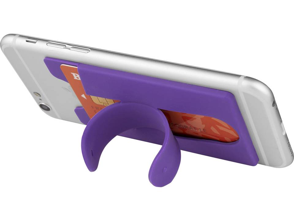 Écouteurs filaires et porte-carte en silicone 24