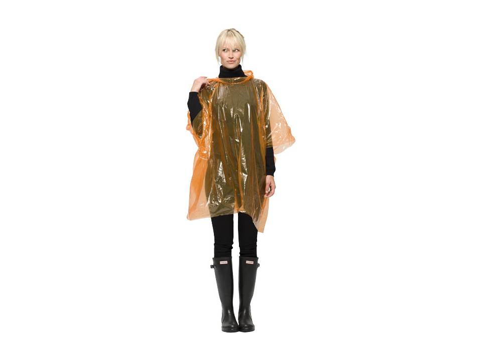 Poncho jetable avec pochette