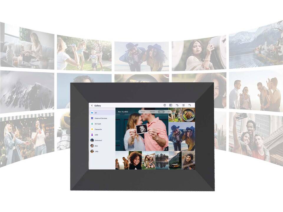 Cadre photo numérique de 7" Prixton Prado S avec Wi-Fi 3