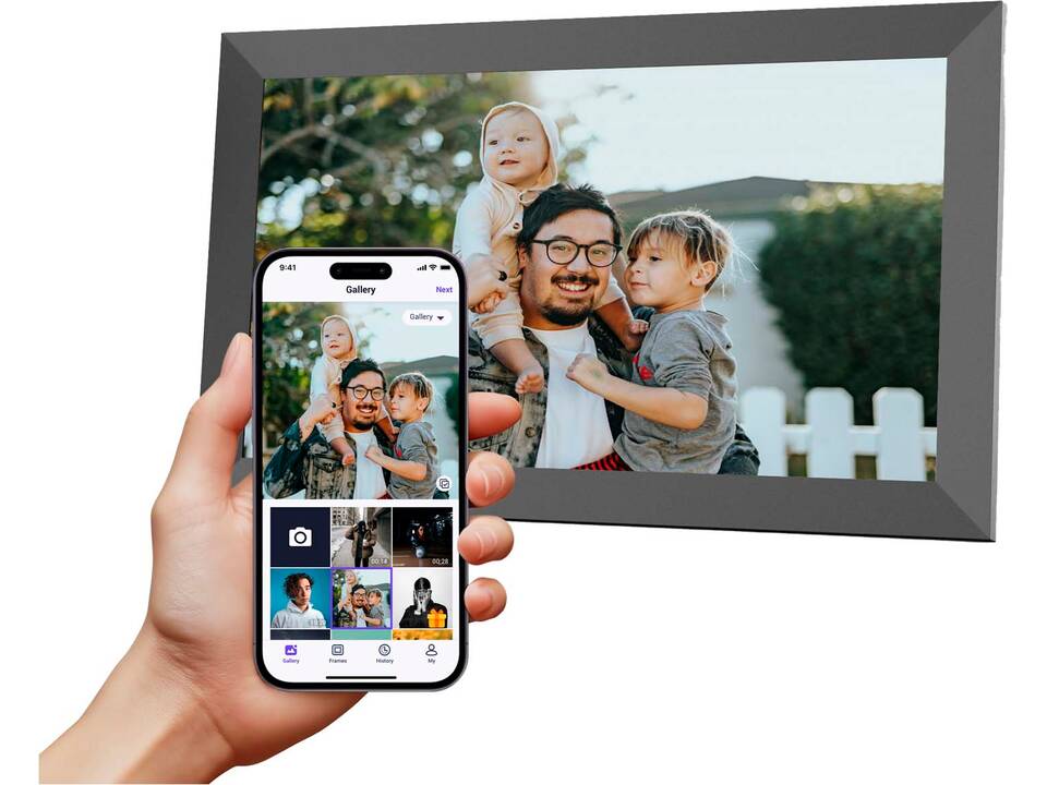 Cadre photo numérique de 15,6" Prixton Prado XL avec Wi-Fi 4
