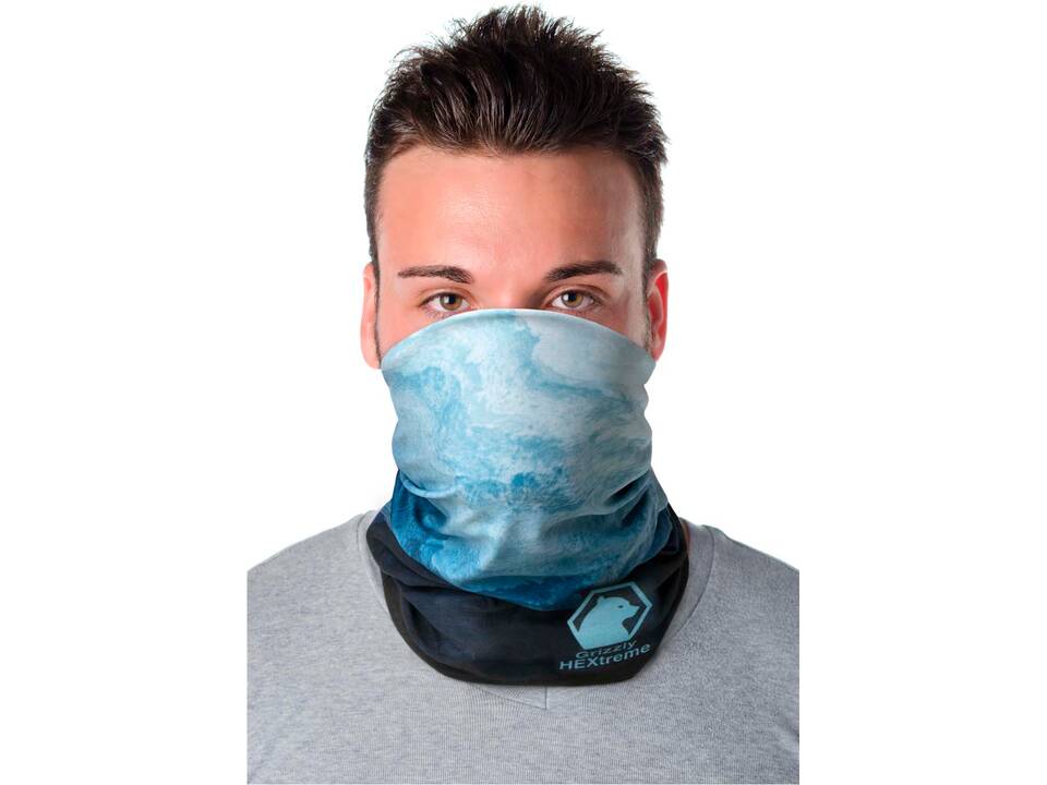 Foulard multi-usages Zoya en RPET avec impression par sublimation, ourlets et couche en polaire 20