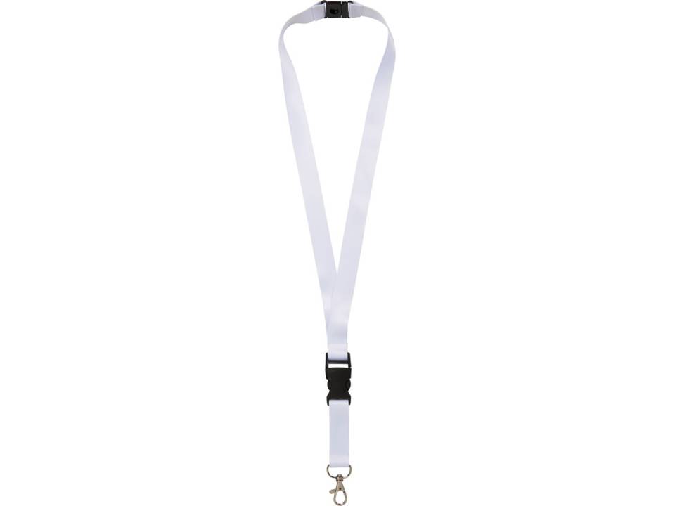 Tour de cou Balta en PET recyclé avec boucle de sécurité 20 mm 1