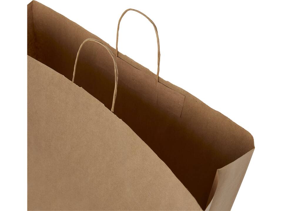 Sac en papier Kraft 90-100 g/m² avec poignées torsadées, XXL 9