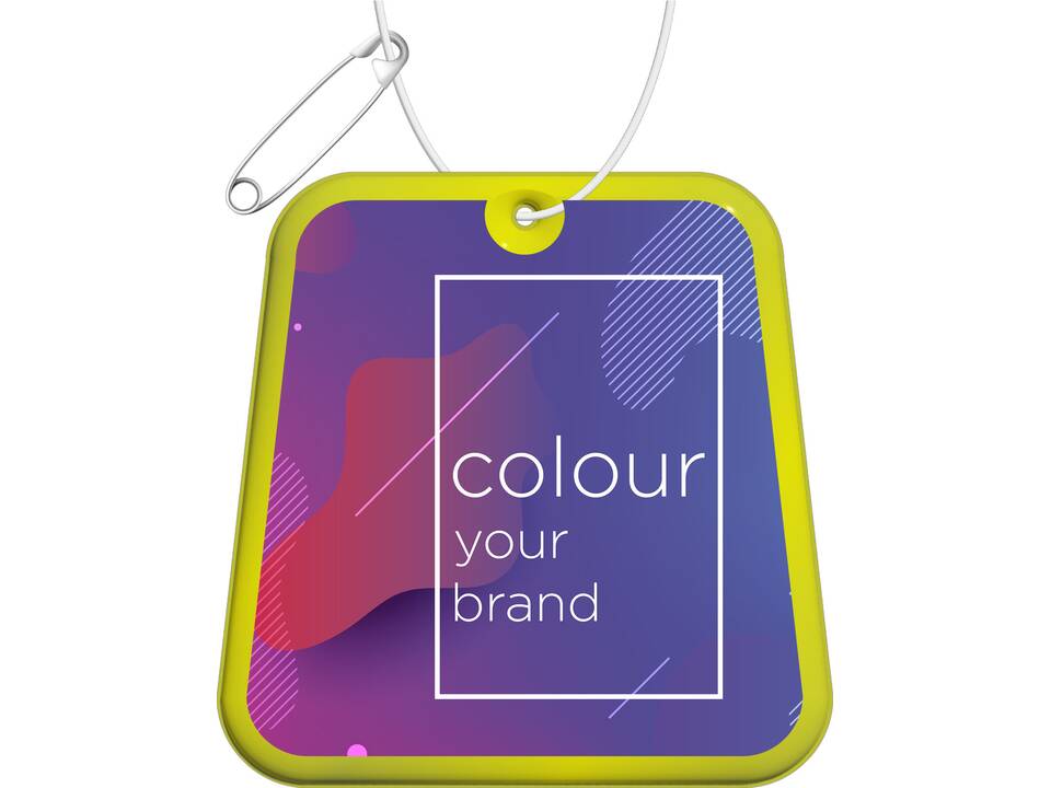 Attache réfléchissante RFX™ en PVC en forme de trapèze 5