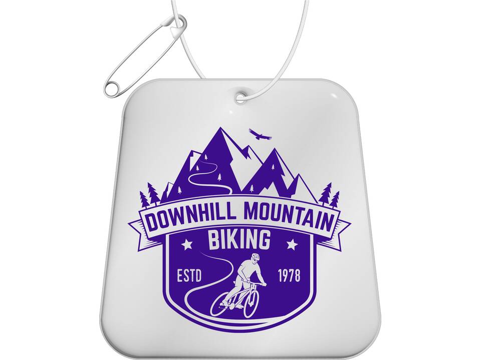 Attache réfléchissante RFX™ en TPU en forme de trapèze 1